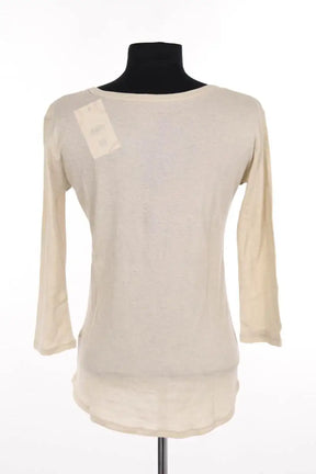 Top Majestic Filatures Beige en Coton