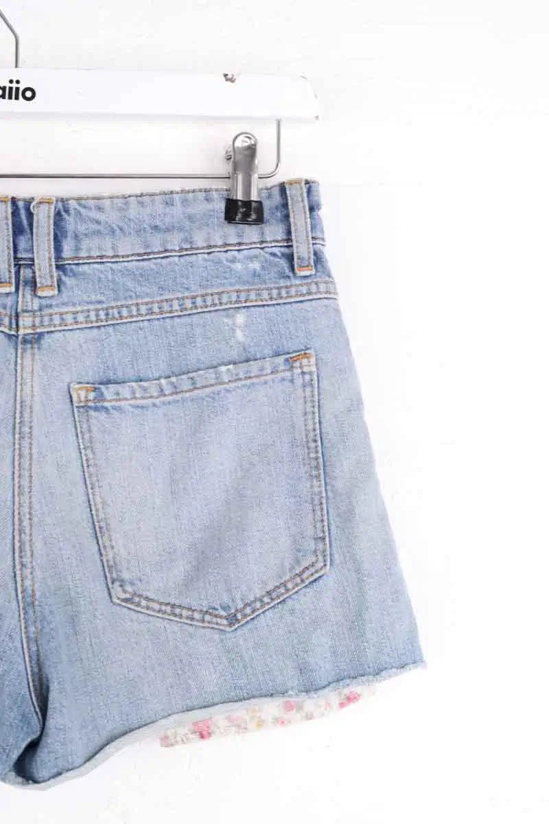 Mini short Sandro Bleu en Coton