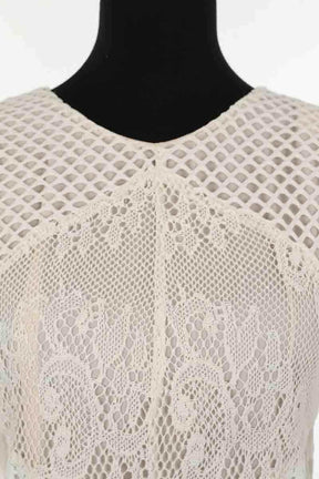 Robe Sandro Beige en Coton