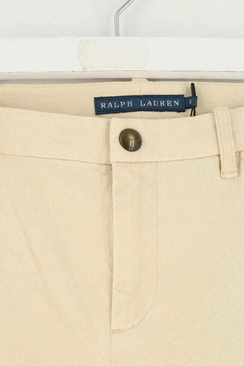 Jean slim Ralph Lauren Beige en Coton