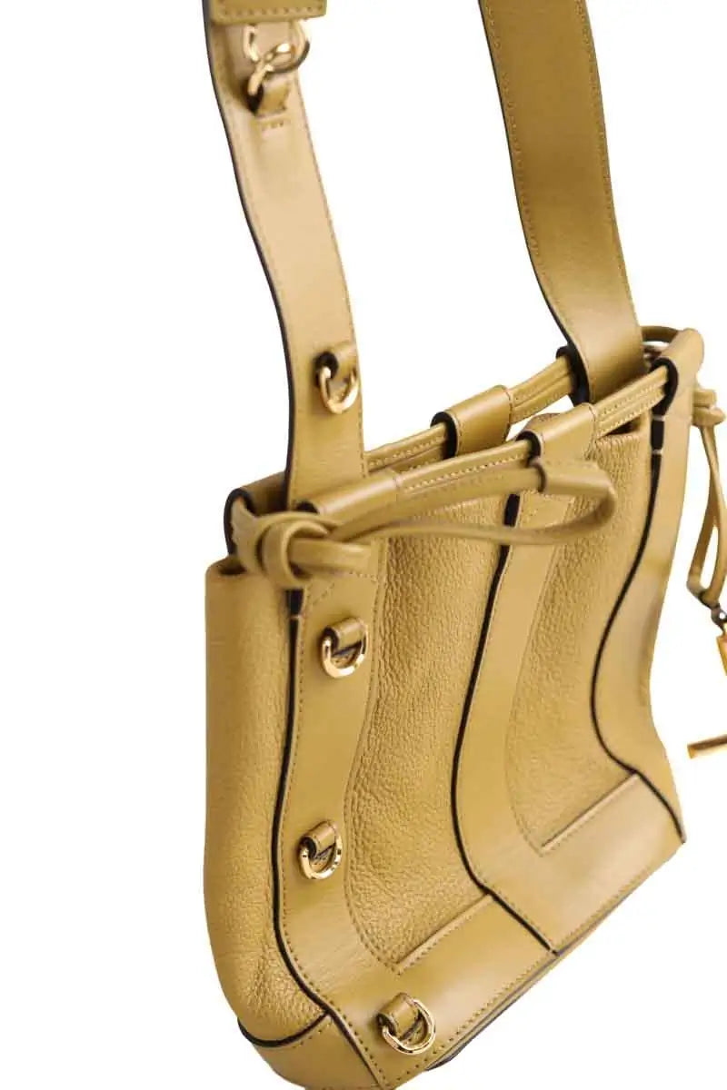 Sac porté épaule Lancel Kaki en Cuir
