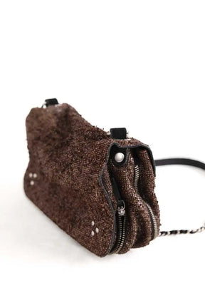 Sac porté épaule Jérôme Dreyfuss Marron en Cuir