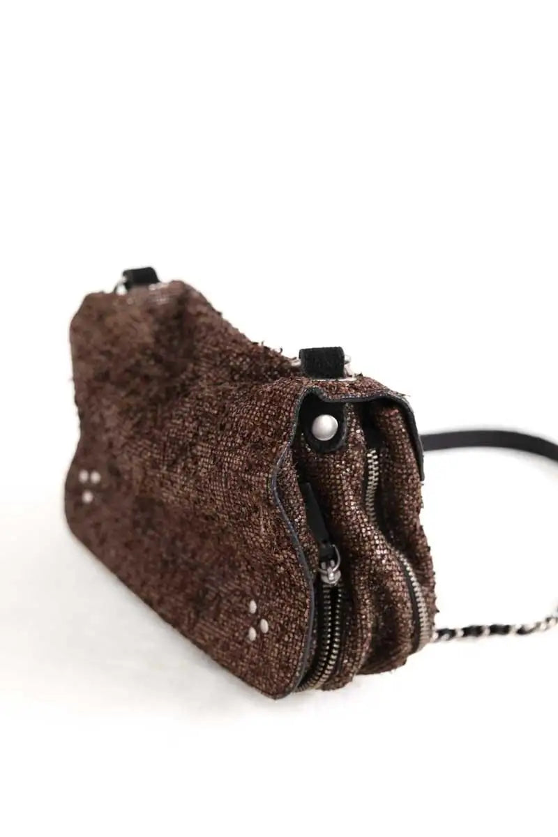 Sac porté épaule Jérôme Dreyfuss Marron en Cuir