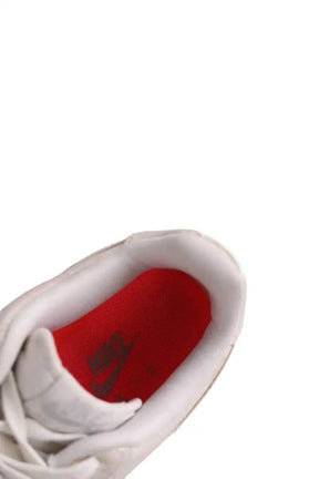 Baskets Nike Argent en Cuir