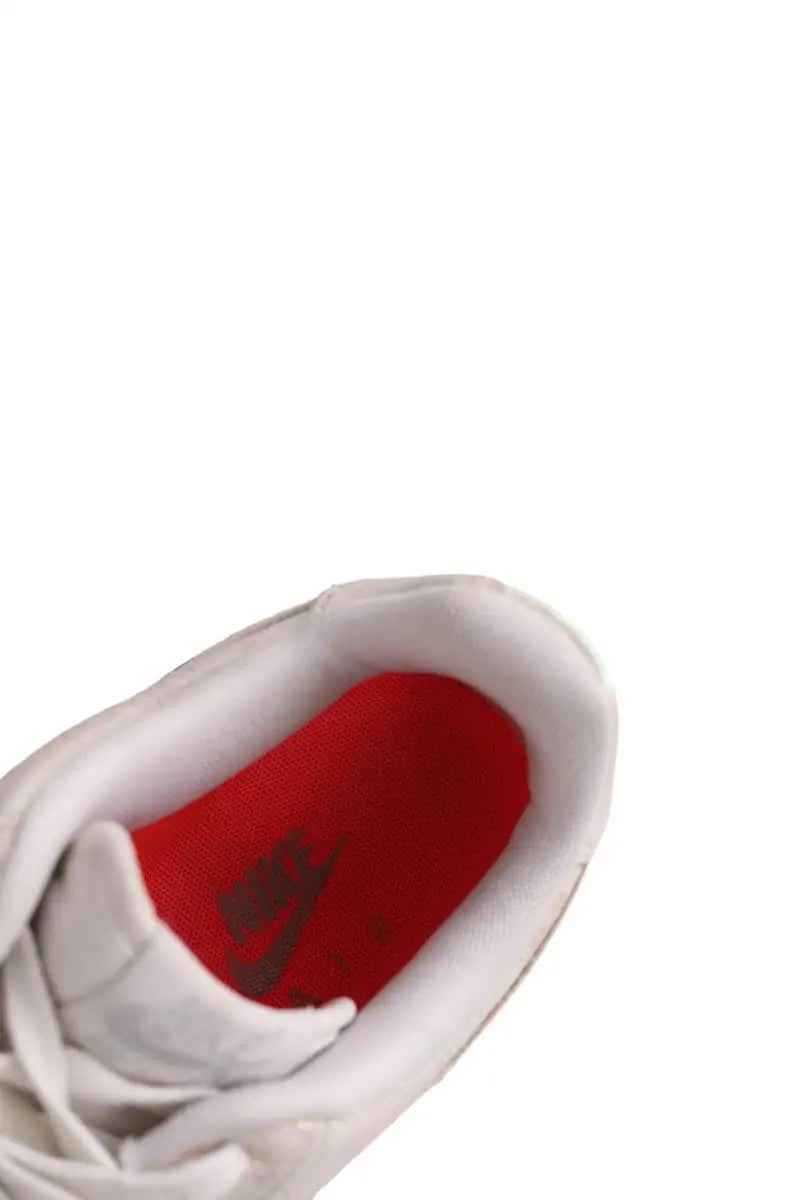 Baskets Nike Argent en Cuir