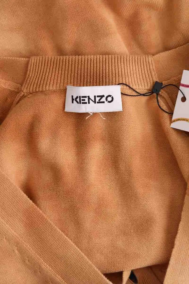 Cardigan Kenzo Camel en Coton