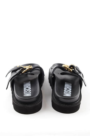 Sandales Moschino  Noir