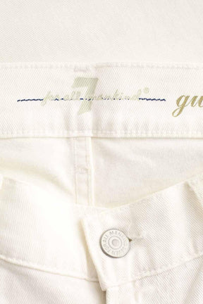 Slim 7 For All Mankind  Blanc