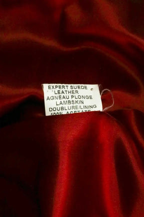 Veste Gerard Darel Rouge en Cuir