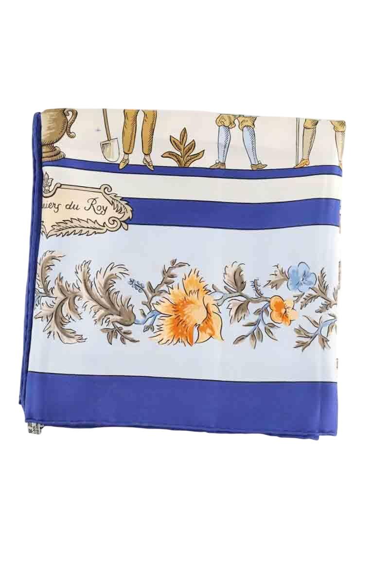 Foulard Hermès  Bleu