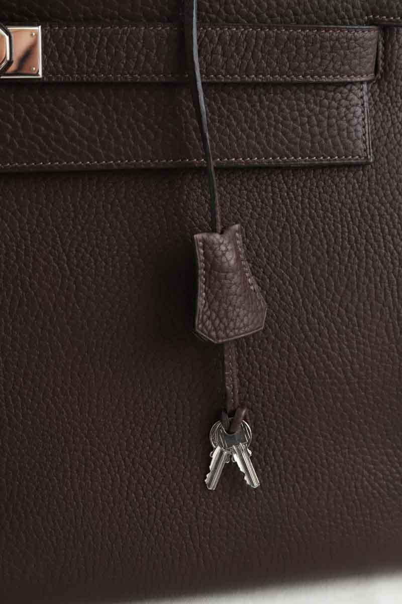 Sacs à main Hermès Kelly 40 Marron