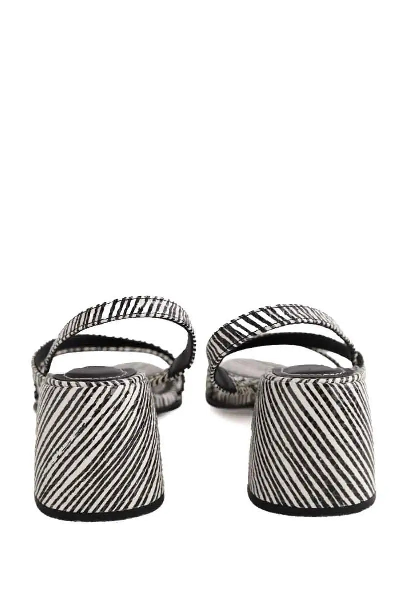 Sandales Free Lance Noir en Cuir
