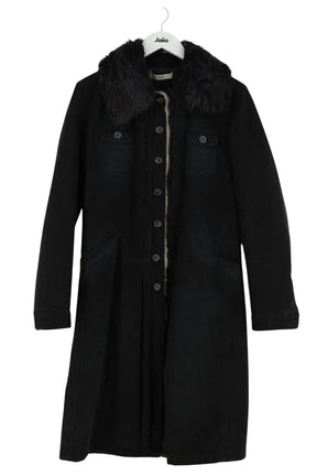 Manteau Prada Noir en Fourrure, taille XL - Seconde Main
