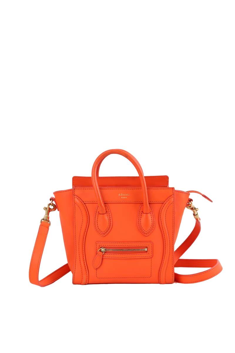 Bandoulière Celine Luggage Phantom Orange