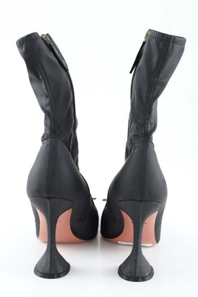 Talons Amina Muaddi  Noir