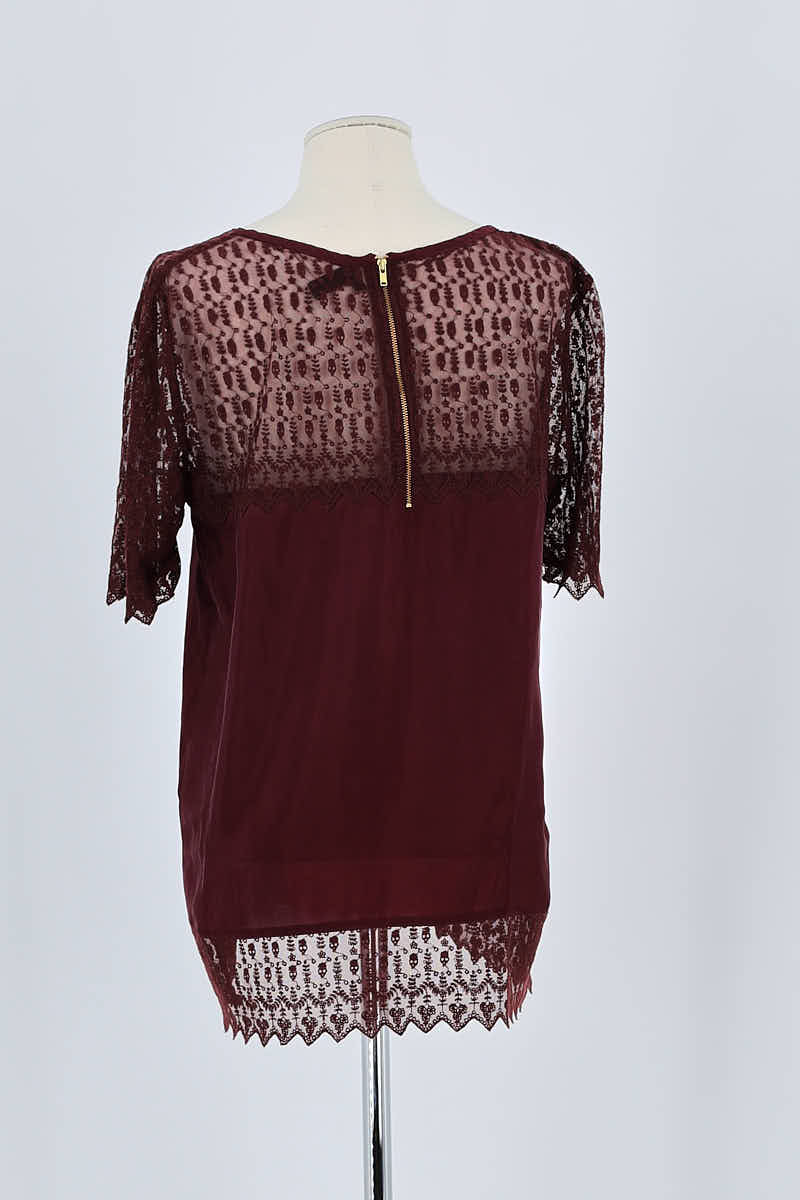T-shirt The Kooples  Bordeaux