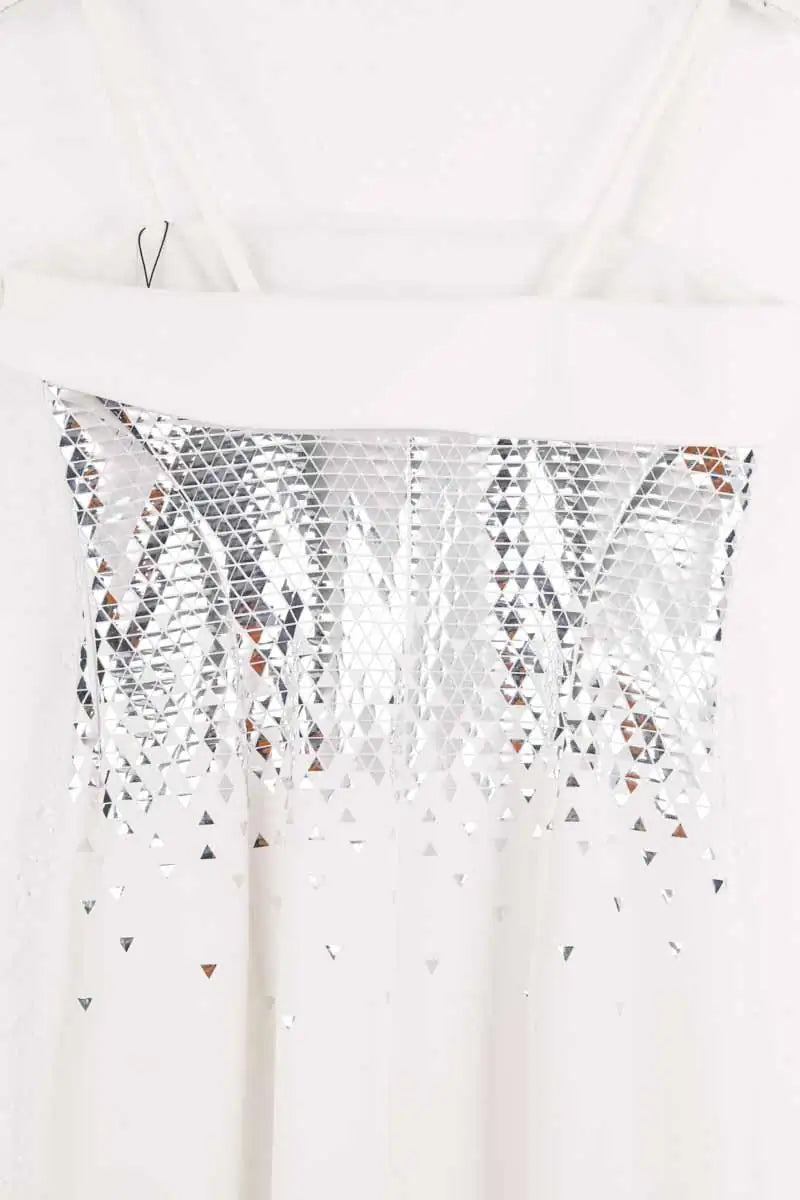Robe de cérémonie Thierry Mugler Couture Blanc en Synthétique