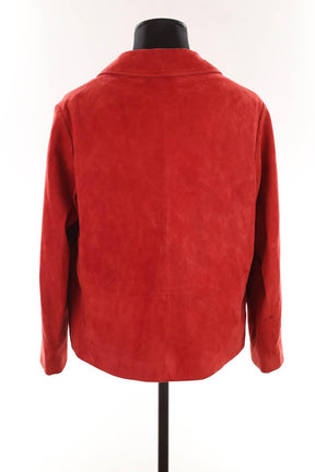 Veste en cuir Gerard Darel  Rouge