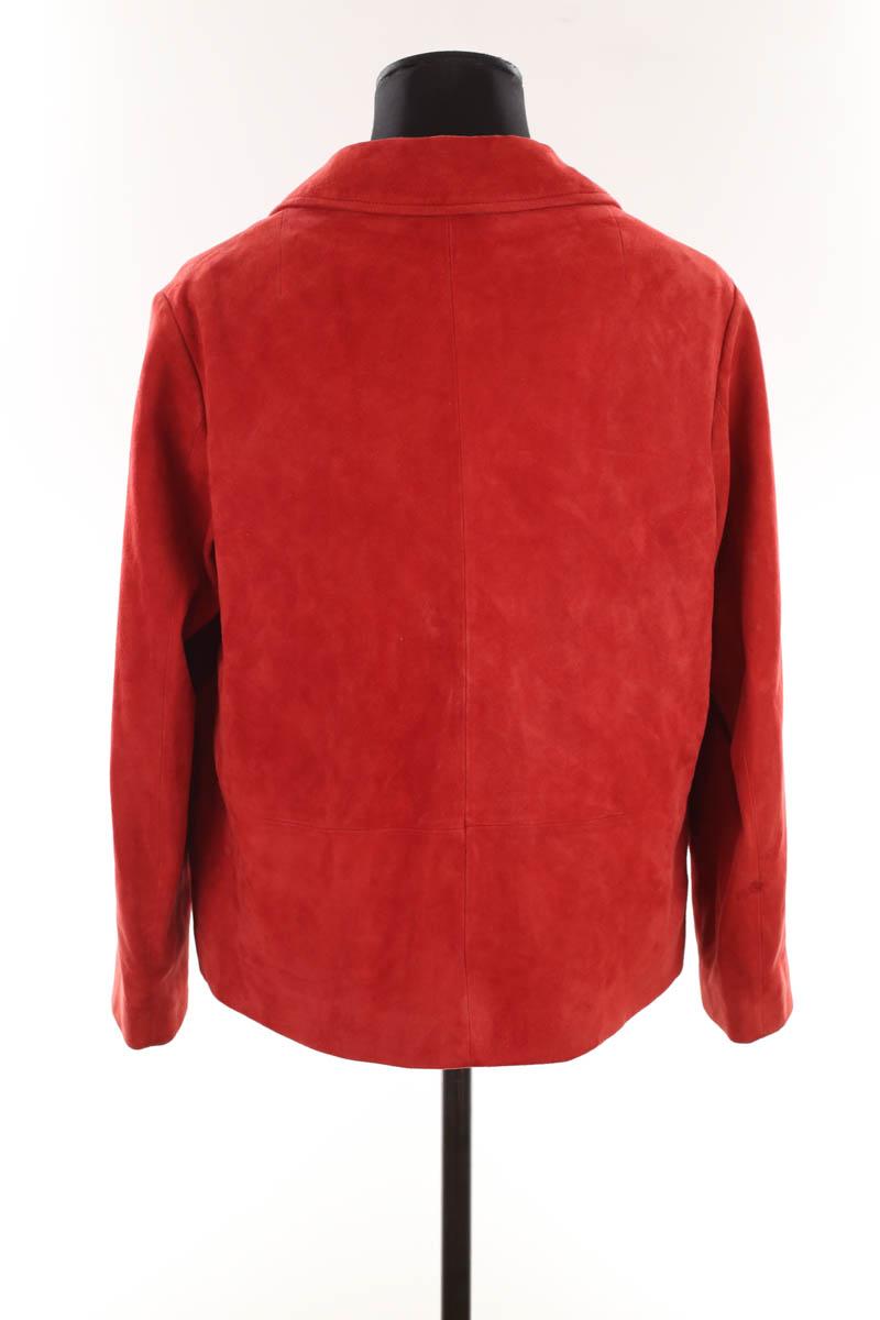 Veste en cuir Gerard Darel  Rouge
