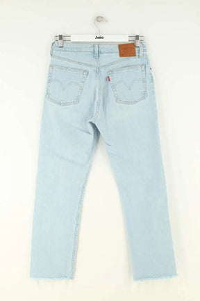 Jean droit Levi's 501 Bleu en Coton
