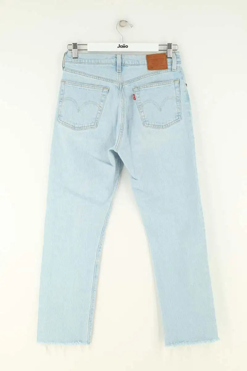 Jean droit Levi's 501 Bleu en Coton