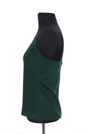 Top sans manche Diane Von Furstenberg Vert en Soie