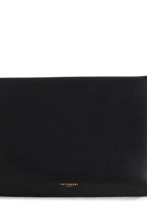 Pochette Kassandre Eileen Noir en Cuir