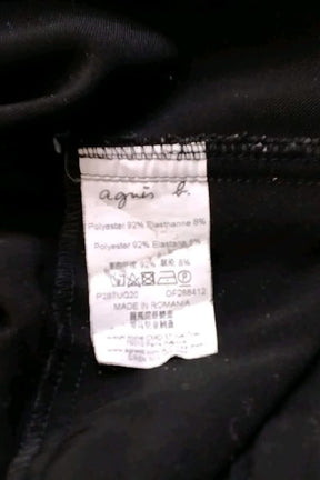Pantalon droit Agnès B.  Noir
