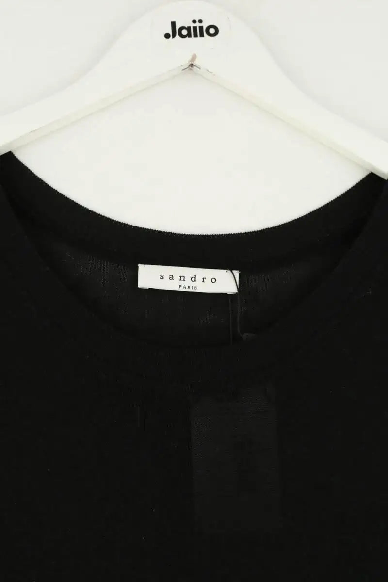 Robe Sandro Noir en Synthétique