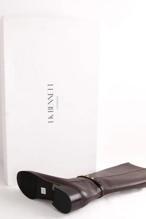 Bottes LK Bennett Marron en Cuir