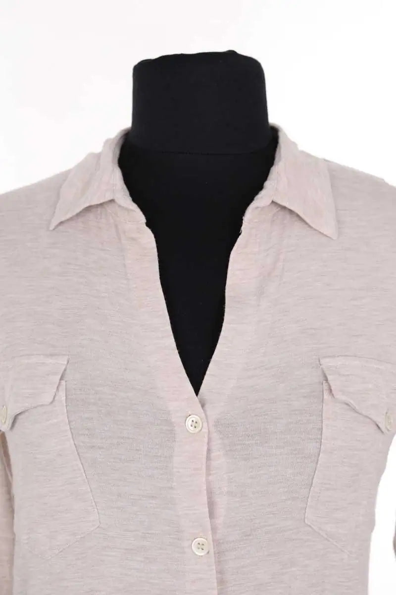 Top Majestic Filatures Ecru en Viscose