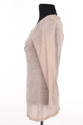 Top Gerard Darel Beige en Lin
