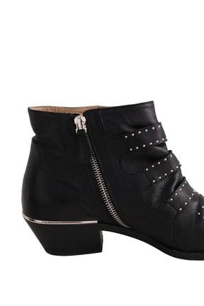 Boots à boucles Chloé Noir en Cuir