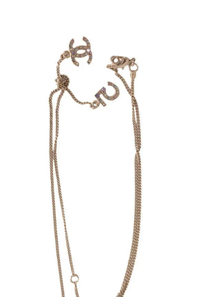 Collier Chanel Doré en Acier
