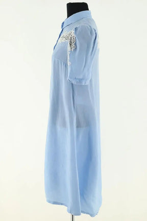 Robe Sandro Bleu en Synthétique