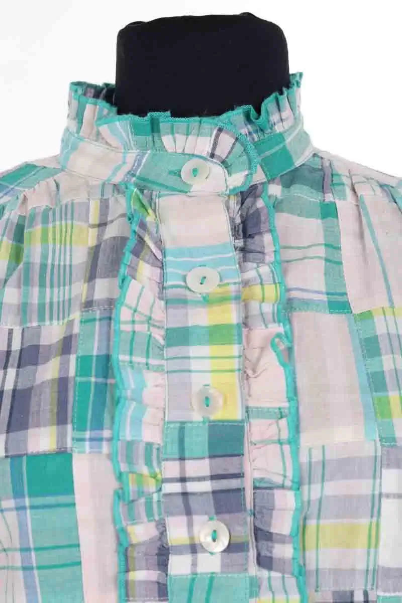 Chemise Antik Batik Bleu en Coton