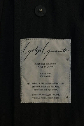 Robe Yohji Yamamoto Noir en Laine