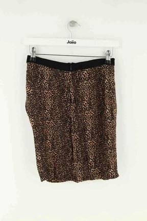 Mini jupe Maje Marron en Synthétique