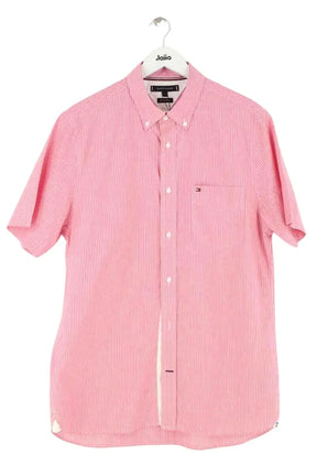 Chemise Tommy Hilfiger Rose en Coton, taille L - Seconde Main
