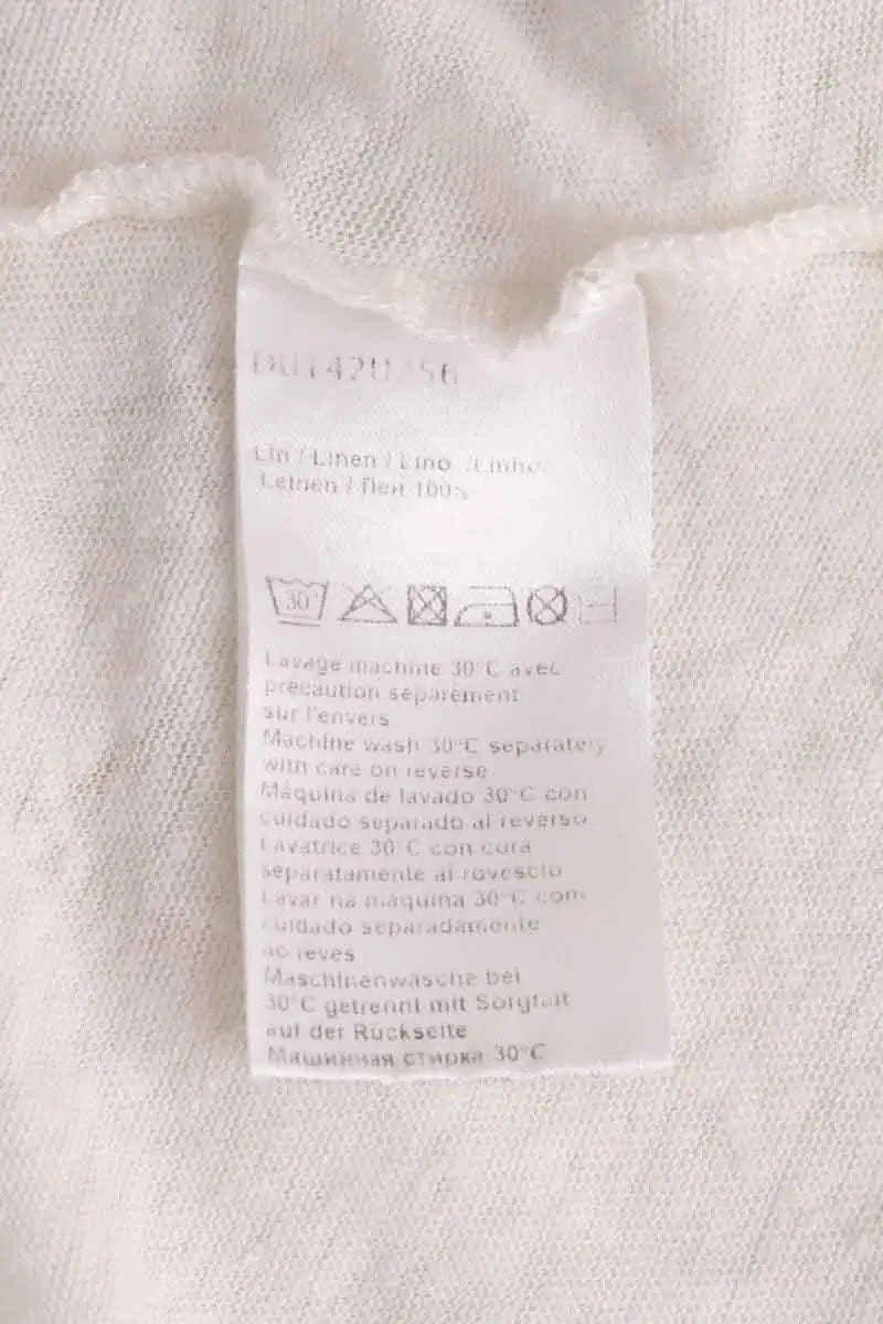 T-shirt Gerard Darel Blanc en Lin