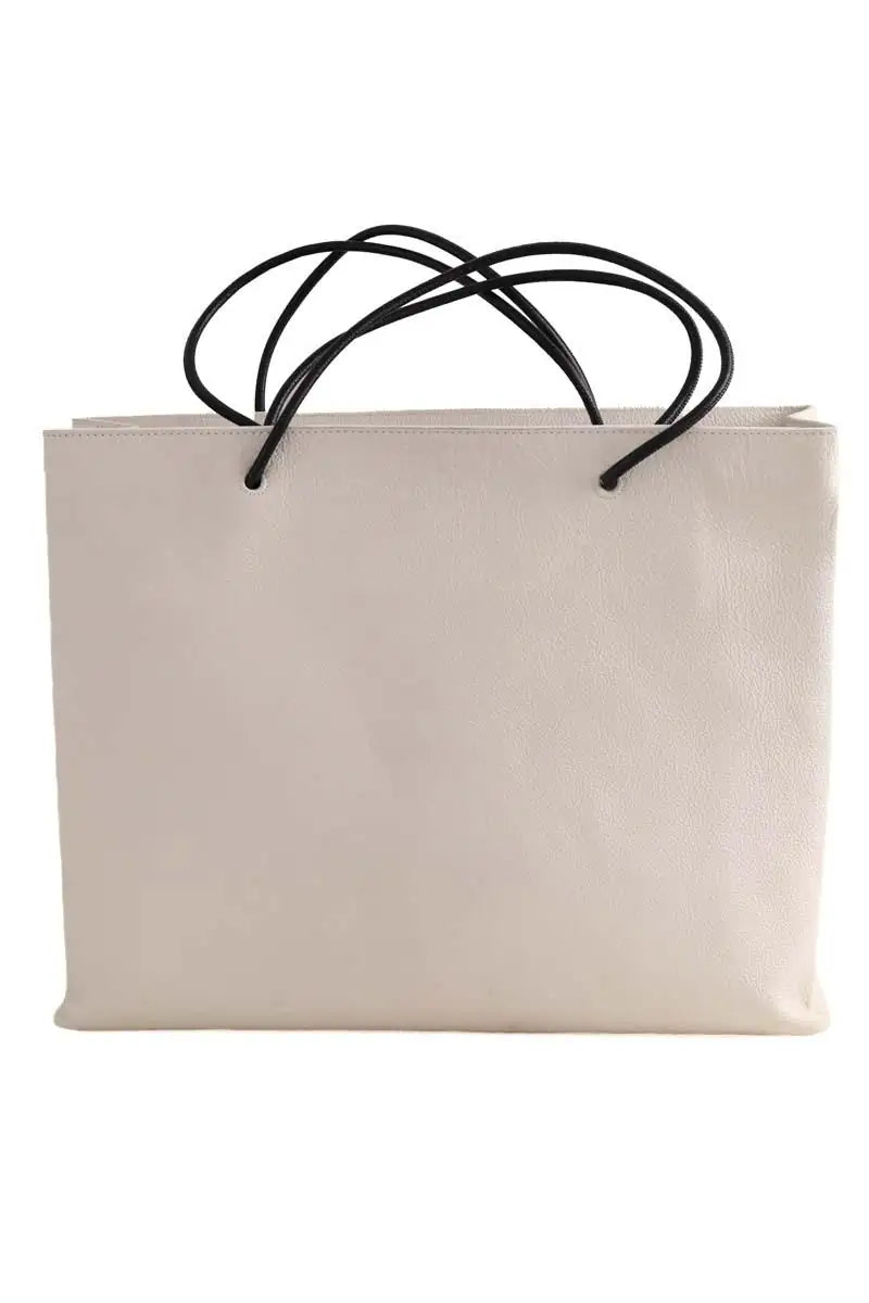 Cabas Balenciaga Blanc en Cuir