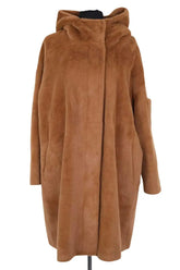 Manteau Max & Moi Camel en Synthétique, taille XS - Seconde Main