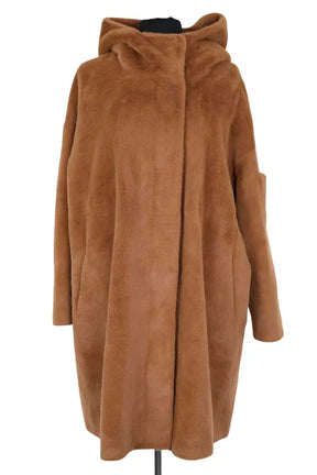 Manteau Max & Moi Camel en Synthétique, taille XS - Seconde Main