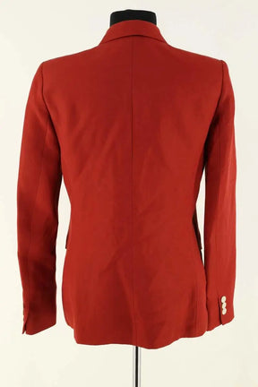 Blazer Sandro Rouge en Coton