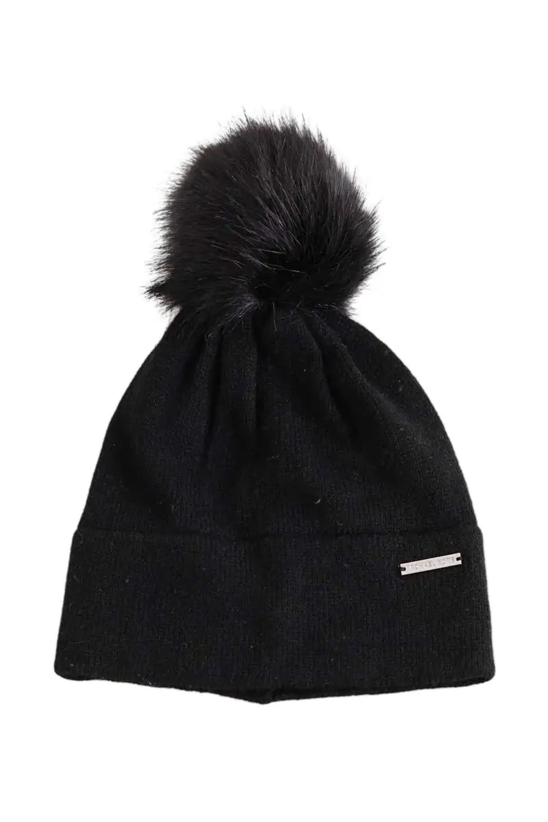 Bonnet Michael Kors Noir en Synthétique, taille TU - Seconde Main