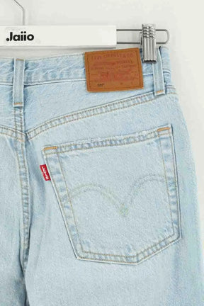 Jean droit Levi's 501 Bleu en Coton