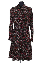Robe Gerard Darel Noir en Synthétique, taille S - Seconde Main