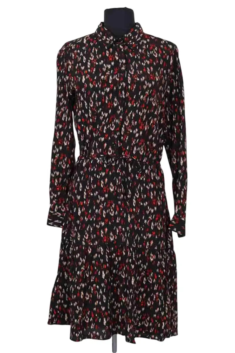Robe Gerard Darel Noir en Synthétique, taille S - Seconde Main