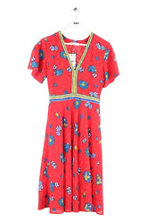 Robe Bash Rouge en Viscose, taille XS - Seconde Main