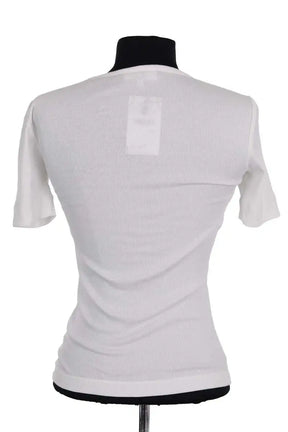 T-shirt Ganni Blanc en Coton